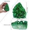 Nupuyai Titanium Coated Rock Crystal Druse Rough Stone Irregular Crystal