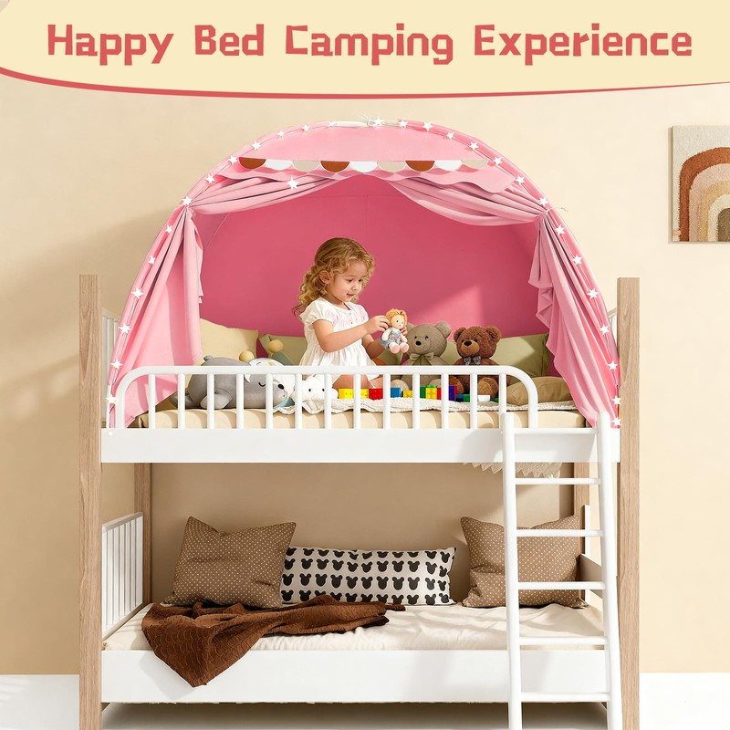 Dayacoco Large Toddler Bed Tent, Twin Kids Tent Indoor