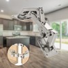 KAFENDA 170 Degree Hinges Frameless Cabinet Door Hinges, Hidden Hydraulic