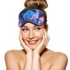 Bodylife Sleep Mask Eye Mask Faux Silk Galaxy for Travel