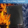FunOwlet Fireproof Waterproof Money Document Bag - 3 Pack Safe