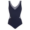 Sunflair Women's Badeanzug Basic Swimsuits, Blue (Nachtblau), 12 (Size: 42B)