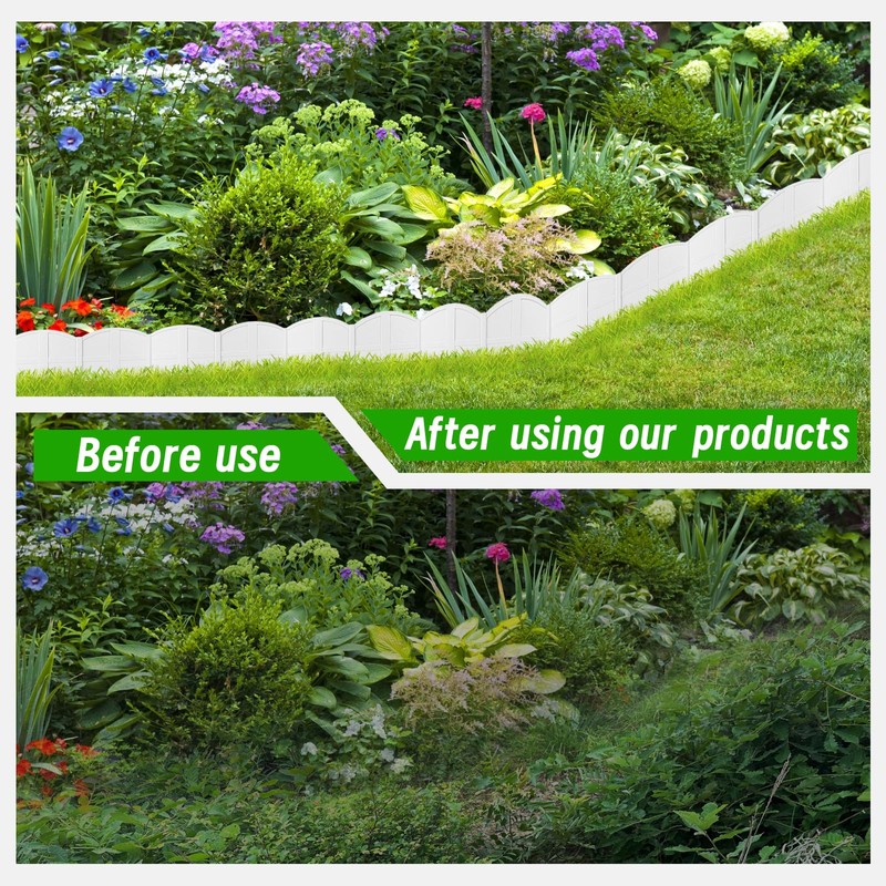 30Ft Landscape Edging Garden Edging Border Lawn Edging 30Pcs Landscape