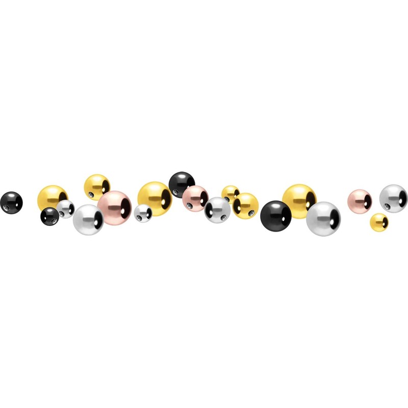 PIERCINGLINE Universal Screw Ball with Internal Thread Titanium Piercing Attachments