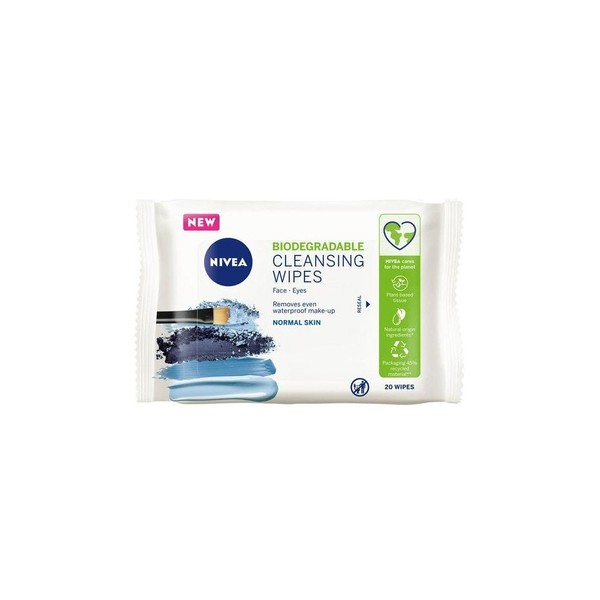 Nivea Refreshing Cleansing Facial Wipes Normal 40's