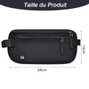SPOKKI Secure Travel Waist Bag, black, Belt bag