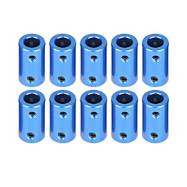 RANIT 10Pcs 6mm to 8mm Rigid Coupling 25mm Length 14mm Diameter Stepper Motor Coupler Aluminum Alloy Joint Connector for 3D Printer CNC Machine DIY Encoder
