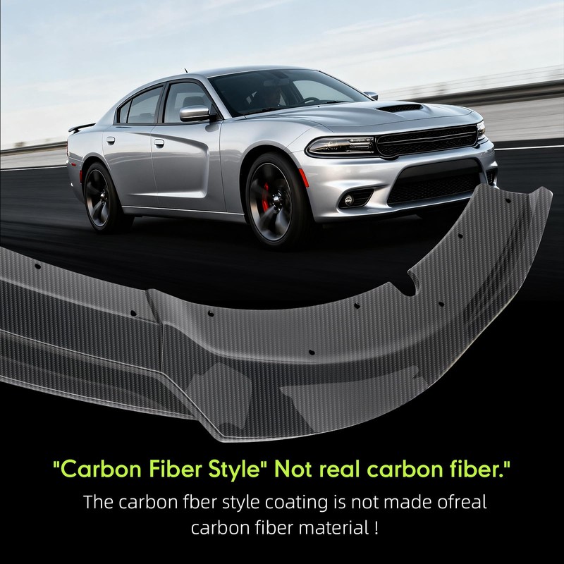 Femibon Front Bumper Lip Splitter Spoiler Compatible with Dodge Charger