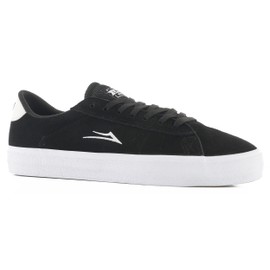 Lakai Newport Mens Skate Shoes, Black Suede, 10.5