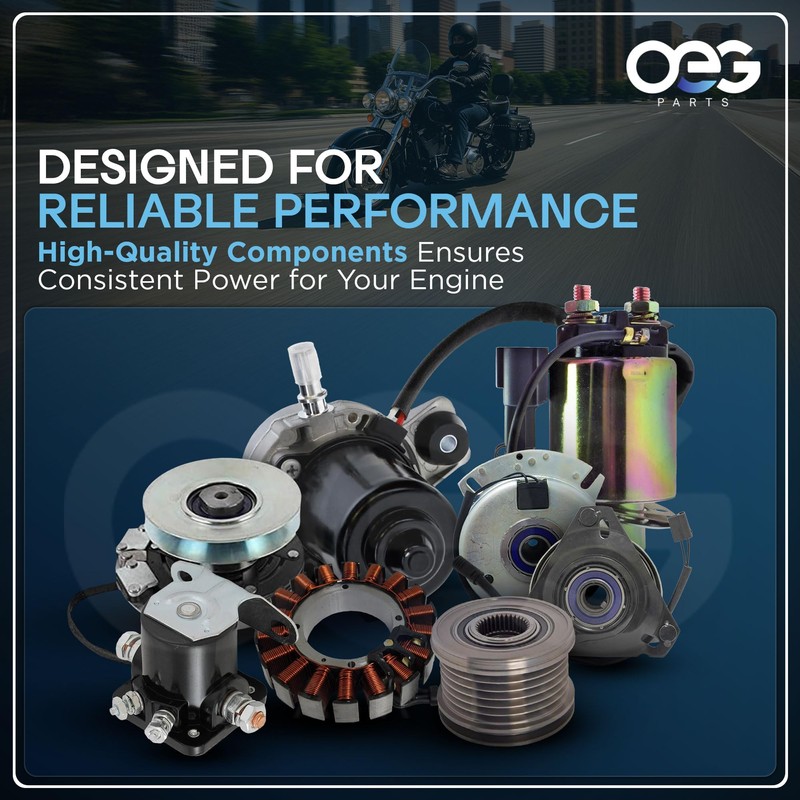 OEG Parts New 12V Starter Solenoid Compatible With 2001-2009 Chevy