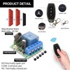 DieseRC 3pcs Relay Receivers with 2 Transmitters 433Mhz Wireless Remote