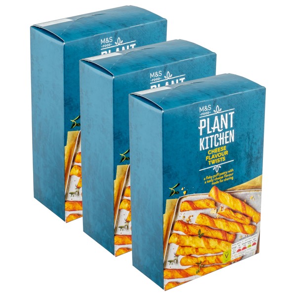 M&S Marks & Spencer Vegan Plant Kitchen Cheese Flavour Twists,