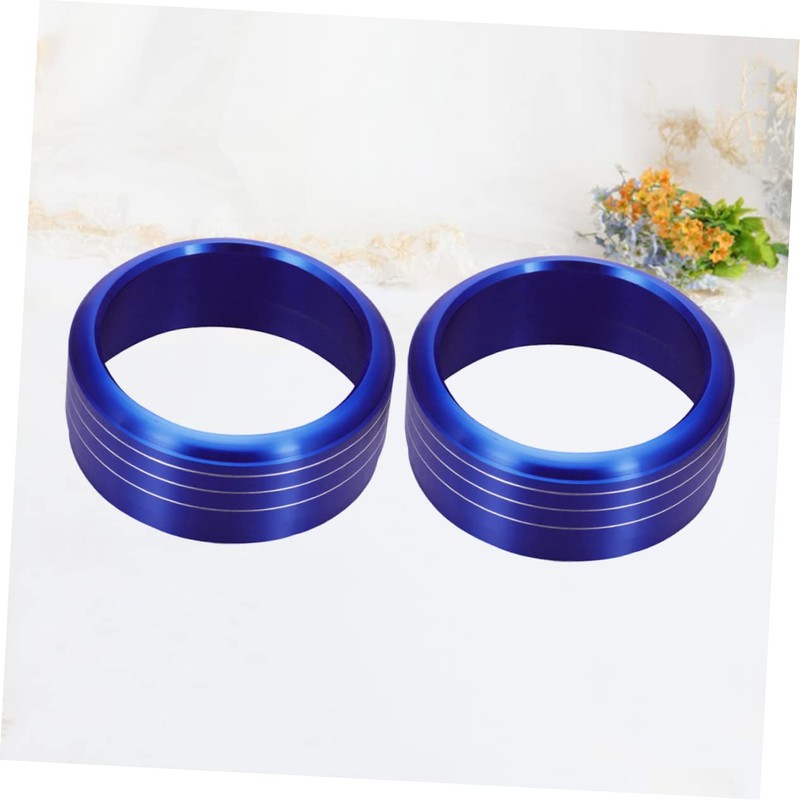 Mikinona 2Pcs Air Condition Knob Ring Covers for Impreza Crosstrek