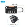 TOP-VIGOR Security Steel Cable with 4 Digit Combination Lock, 1.6Ft