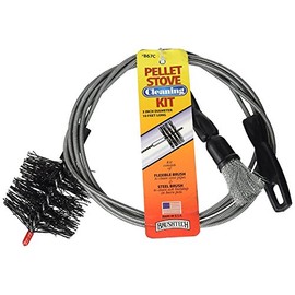 Brushtech B67C Pellet Stove Cleaning Kit, Black