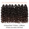 Mscat Gogo - Confezione da 8 ciocche di capelli ricci