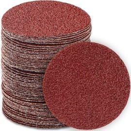 130 PCS 3 Inch Sanding Discs, Wewink Plus Hook and Loop Sandpaper 40 Grit for Drill Sander Attachment, Woodworking, Wood Furniture, Grinder Rotary Tools.