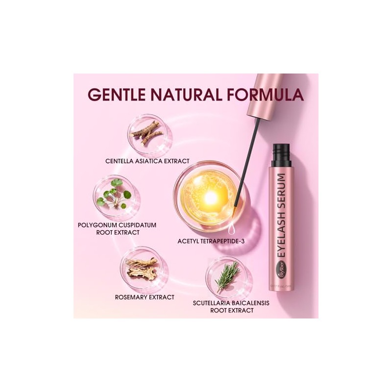 Lash Serum for Eyelash Growth: Rapid Eyelash Growth Serum with