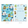 James Ellis Pack of 8 Children’s Pirate Birthday Party Invitations