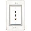 RiteAV in-Wall Cable Management Kit Recessed Outlet CAT6 2 HDMI
