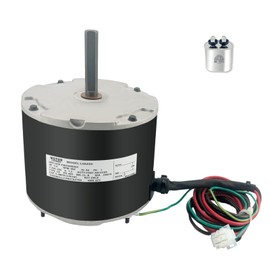 F48AA68A50 Condenser Fan Motor 1/4 HP 850 RPM Replace for York, Coleman, GE, Luxaire, Genteq, A.O. Smith F48M27A50 THGF36S41S3A THGF60S41S3A 208-230 Volt Leungoo