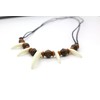 Scddboy Caveman Necklace,Bone Tooth Necklace for men