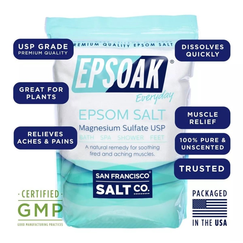 Epsoak Usp Sal De Epsom - 19 Lbs. La Bolsa
