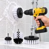 3-Piece Drill Brush Attachment Set, Nylon Power Scrubber Brushes for