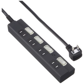 Ohm Electric HS-TPK41PBT-K Lightning Resistant Power Saving Taps, 4 Counts, 3.3 ft (1 m), Black