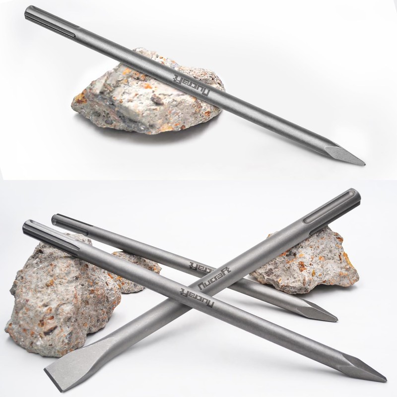 Nucraft Channel Chisel SDS-PLUS, 22 x 250 mm, Hollow Chisel