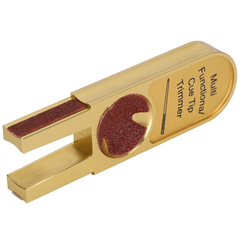 Aluminium Alloy Multifunction Gold U shape Billiards Pool Cue Tip