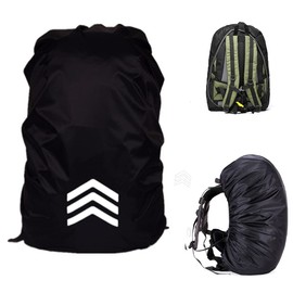 Yeoubi Backpack Cover, Waterproof, Rain Cover, Rain Cover, Rucksack Rain Cover, 190T High Durability, Reflective Tape, Cross Buckle, Fall Prevention, Work or School Commute, Rainy Season, Waterproof