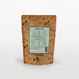 Ebien Té Matcha Latte en polvo 500g potenciado con monk fruit Sin azúcar añadida