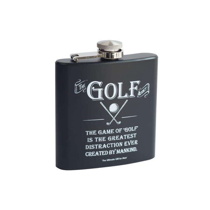 Arora Ultimate Gift for Man 8874 Golf Hip Flask, Multicolour,