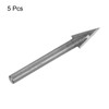 sourcing map 5pcs 30 Degree V-Groove Router Bit 10mm Dia