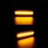 KENRTIR Smoked Lens Amber/Red LED Side Marker Light Kit Compatible