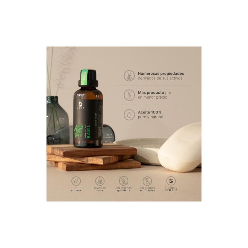 Aceite Esencial con Ingredientes Puros y Naturales, Aromalogía de 50