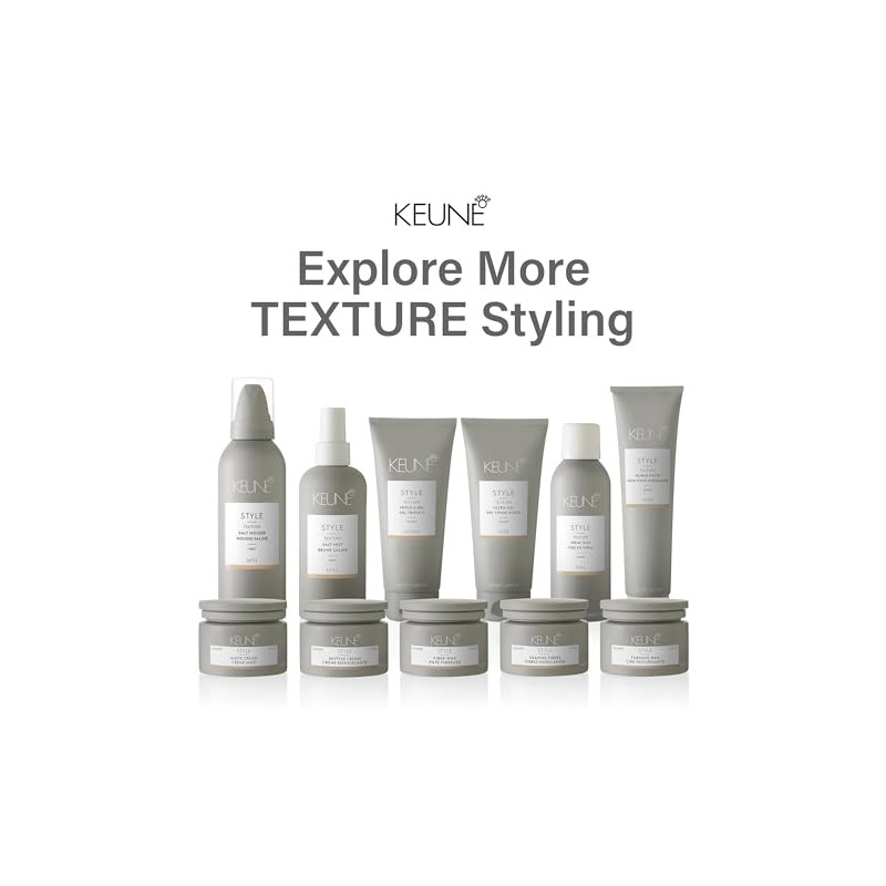 KEUNE Pomada de fibras moldeadoras estilo para el cabello, 4.2
