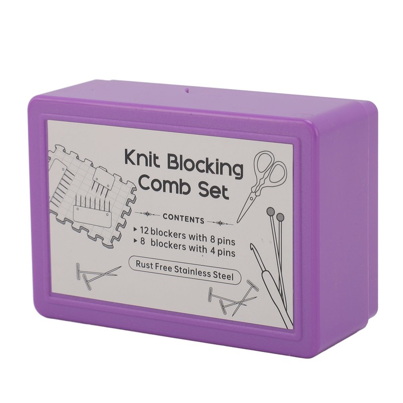 20Pcs Knit Blockers Pins Kit 4pin and 8pin Knit Blocking