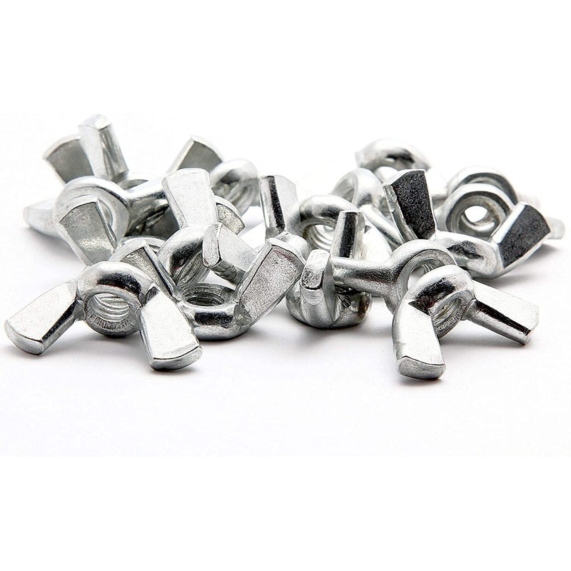 TERF® 20 Pcs Butterfly Wing Nut M6 Zinc Plated Steel