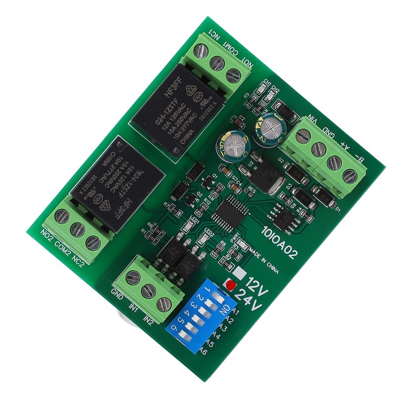 Relay Module 2 Channel RS485 Control Board Switch Controller DC