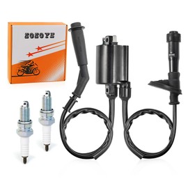 Ignition Coil Pack Kit Spark Plug + Cap 1988-2007 For Honda Shadow VLX 600 VT600 VT600C VT600CD Deluxe 30510-MM8-003