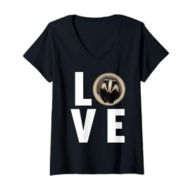 Womens Badgers Badger V-Neck T-Shirt