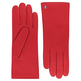 Roeckl Women's Hamburg Leather Gloves, Classic red