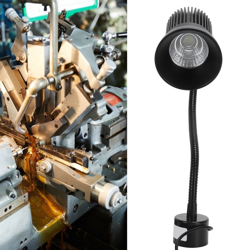 7W LED Work Light Magnetic Base Flexible Gooseneck Sewing Machine