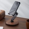 Smartphone Stand Tablet Stand, Wooden, Adjustable Angle, Foldable, Movable, Anti-Slip,