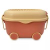 Escanver Caja Plastico Pato 48x32x56cm Organizador Casa Juguetes Rued