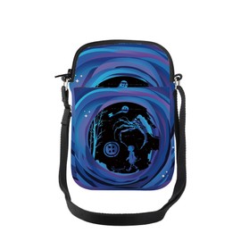 TOBGBE Horror Movie Merch Coraline Doll Crossbody Bag Fantasy Thriller Door Inspired Strap Bags Cartoon Peripheral Merch (C-Line Door Mini CB)