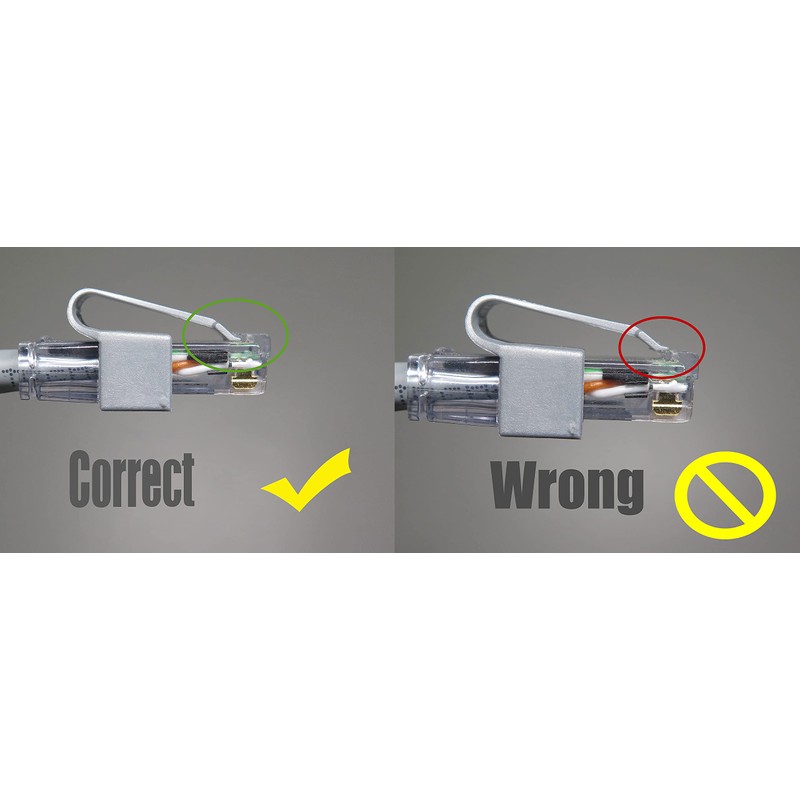 RJCLIP - Broken RJ45 Connector Solution (5 pcs in Black,