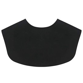 Minkissy Haarschneidekragen Schwarzer Gummihalswickel Nackenschutz Friseursalon Stylist Schneidkragen Friseursalonumhang